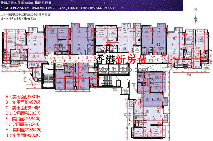 星钻THE NOVA户型图 星钻THE NOVA户型图