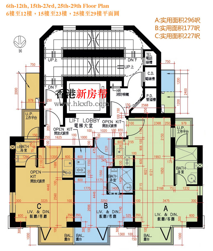 西营盘AVA 128平面户型图 西营盘AVA 128平面户型图