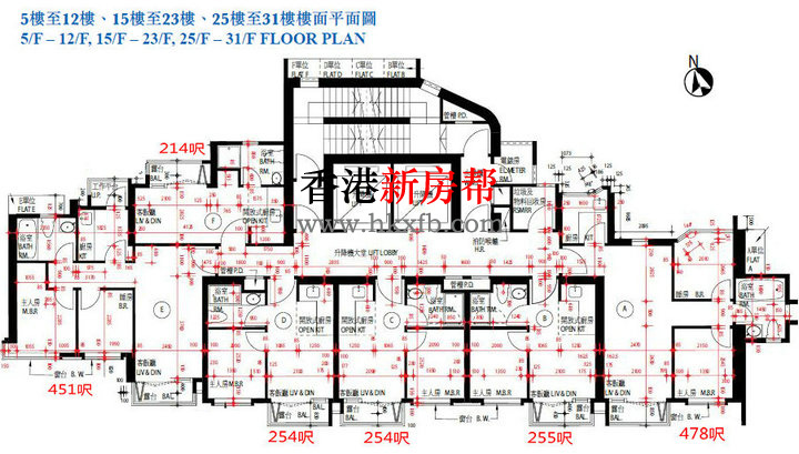登峰.南岸平面户型图 登峰.南岸平面户型图