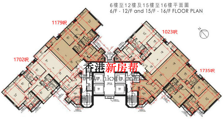 帝汇豪庭平面户型图 帝汇豪庭平面户型图
