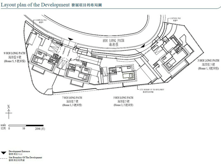 香港海景别墅海泷珀项目规划图