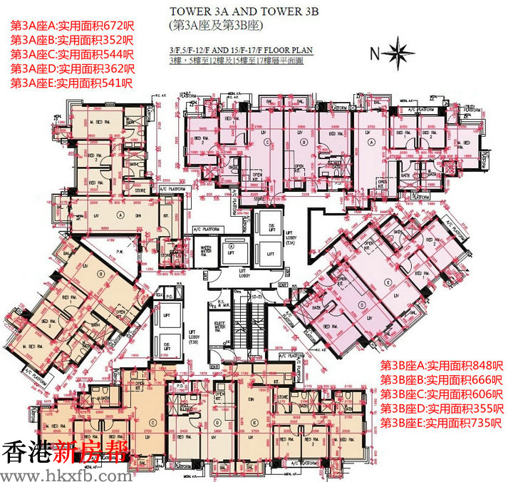 将军澳天晋IIIA第三座平面图