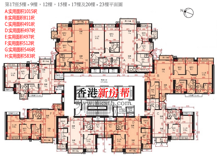 迎海.星湾御17座平面图