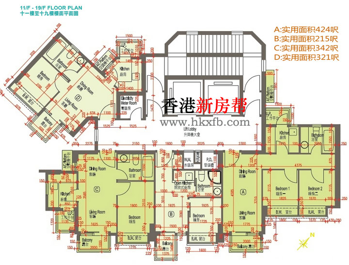 利.港湾18平面图