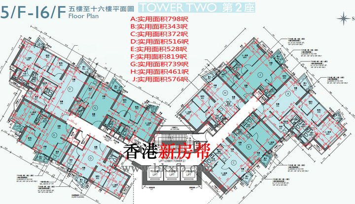 将军澳嘉悦第二座户型图