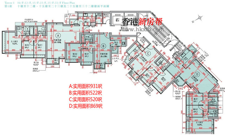 PENINSULA EAST第一座平面图