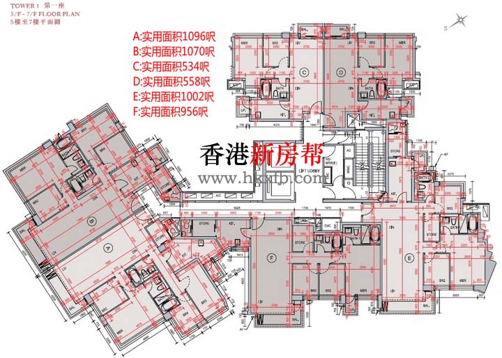 帝景湾第一座平面户型图