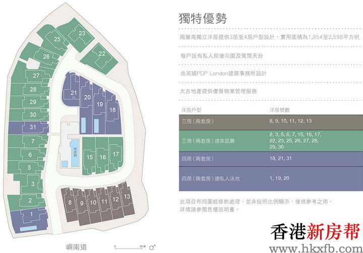 WHITESANDS项目布局图