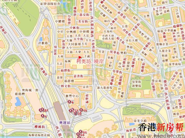 利奥坊.曉岸位置图