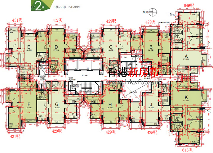 世宙第2座平面户型图