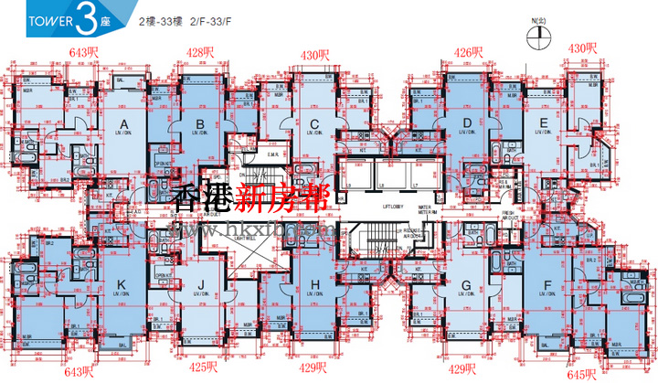 世宙第3座平面户型图