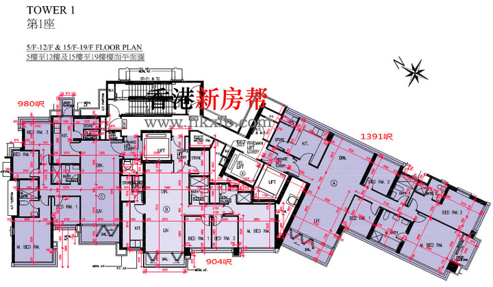 海天晋平面户型图