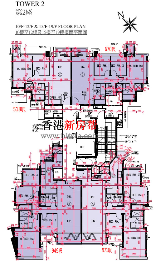 海天晋平面户型图