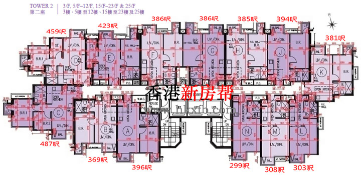 元朗映御平面户型图