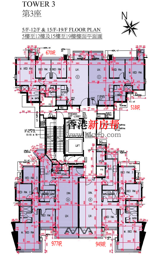 海天晋平面户型图