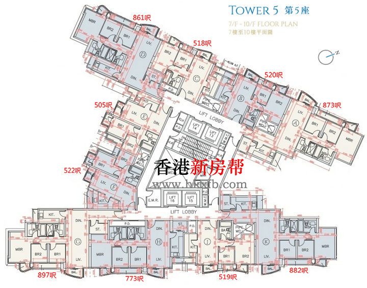 海翩汇平面户型图