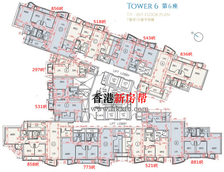 海翩汇平面户型图