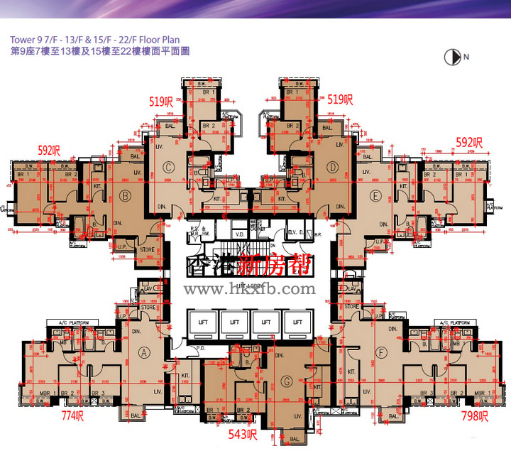 Grand YOHO平面户型图