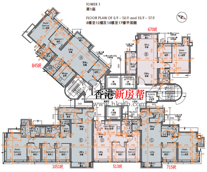 香岛平面户型图