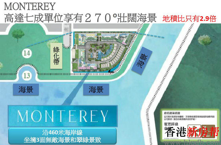 MONTEREY7成单位享有270°海景