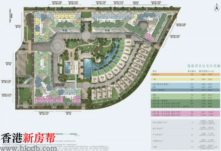 MONTEREY项目布局图