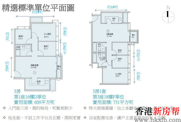 MONTEREY标准单位平面图