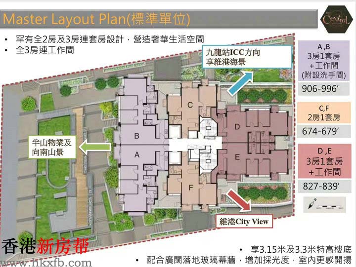 My Central平面户型图