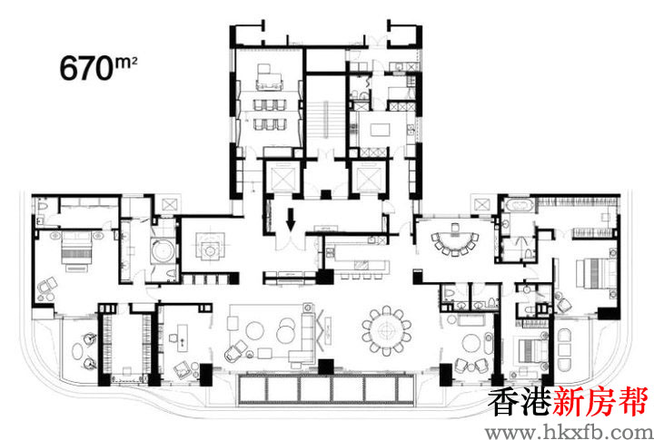 14 1 - 【前海·观一】超级私人行馆 335~670㎡奢阔总裁公寓