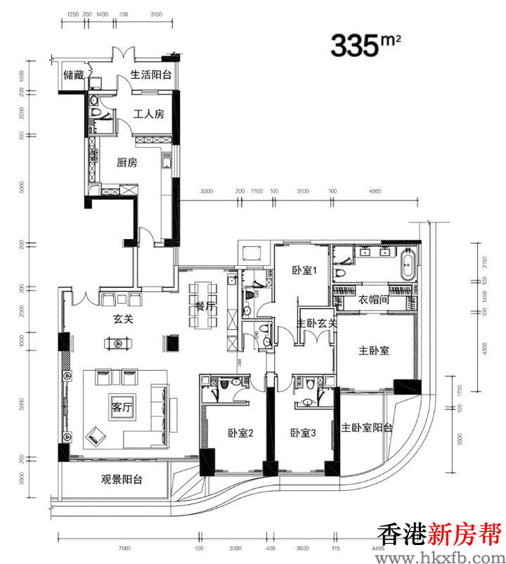 15 1 - 【前海·观一】超级私人行馆 335~670㎡奢阔总裁公寓