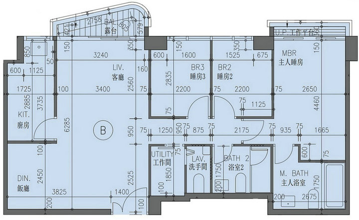 1 19 - 香港新盘:马鞍山峻源三房图则解构