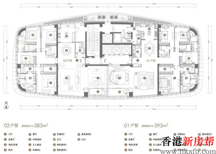 10 12 - 【深圳中心·岗厦天元T7】383~393㎡环幕大平层公寓全球发售！