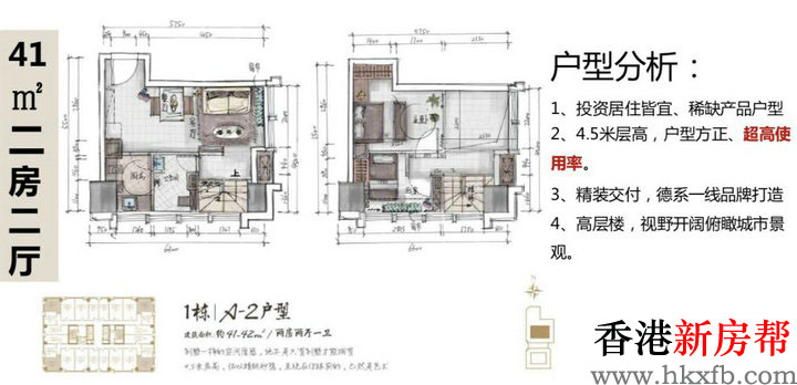 17 4 - 【恒邦壹峯】华强北黄金地段稀缺小户型33~58㎡创享空间