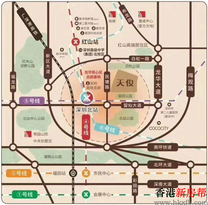 2 17 - 【鸿荣源天俊】深圳北站中心地标商务综合体 38~95㎡精装公寓