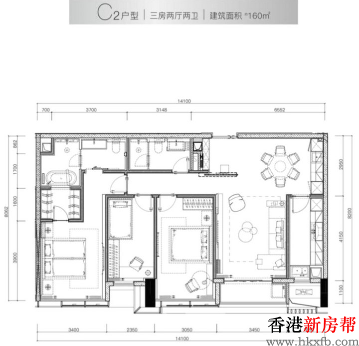 29 1 - 【华侨城·北站壹号】深圳北站90~160㎡高端行政公寓