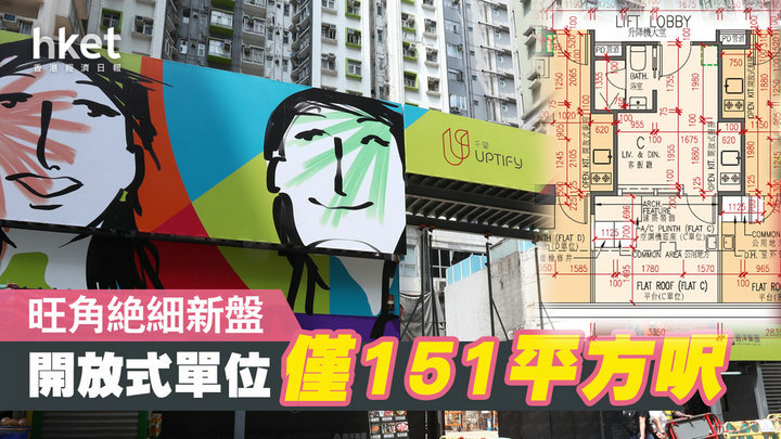 1 92 - 香港新盘:旺角千望楼书上载 最细单位仅151呎