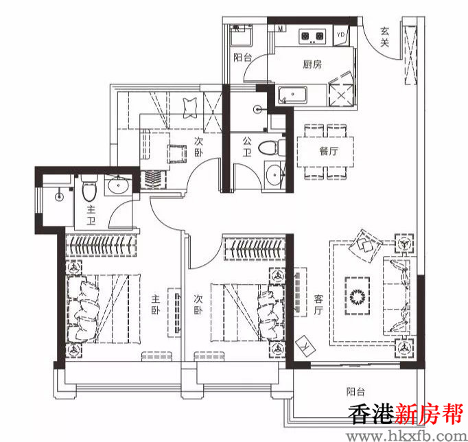 12 18 - 【龙光玖誉雅筑】坪山商务中芯区 山湖大境96~114㎡舒阔3~4房