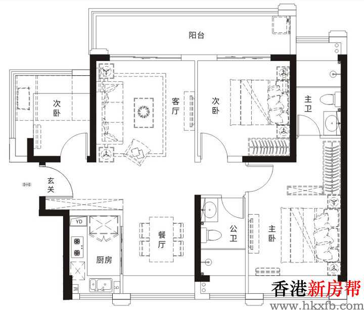 13 19 - 【龙光玖誉雅筑】坪山商务中芯区 山湖大境96~114㎡舒阔3~4房