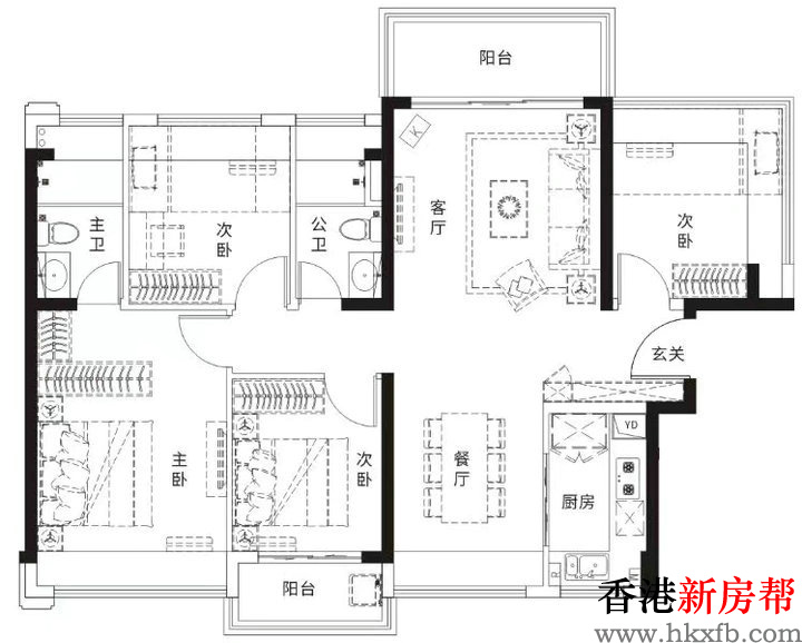 14 19 - 【龙光玖誉雅筑】坪山商务中芯区 山湖大境96~114㎡舒阔3~4房