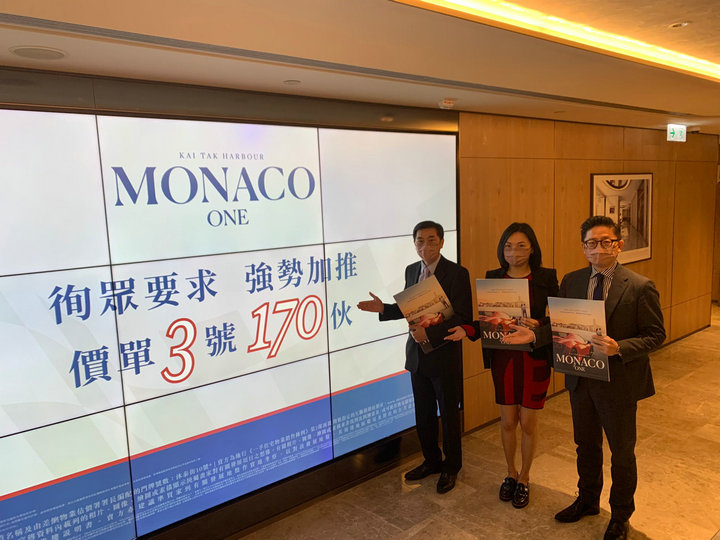 1 43 - 香港新盘:启德MONACO ONE预告今日提价加推170伙