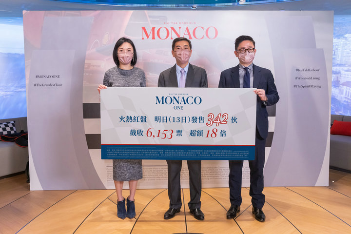 1 62 - 香港新盘:启德MONACO ONE截收6153票 超额17倍